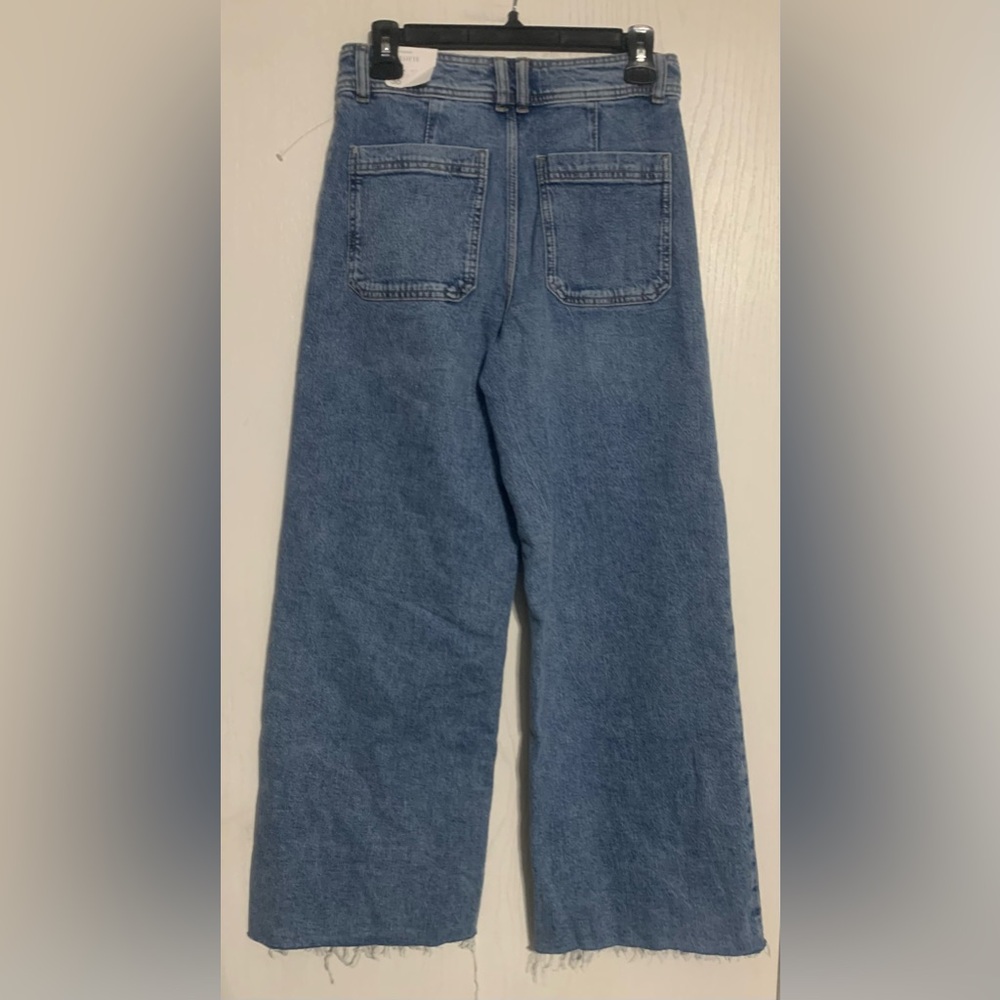 Mango CATHERIN CULOTTE HIGH-RISE JEANS NWT - Picture 4 of 7